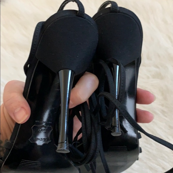 Stuart Weitzman | wrap up strappy rhinestone heel - Picture 6 of 14